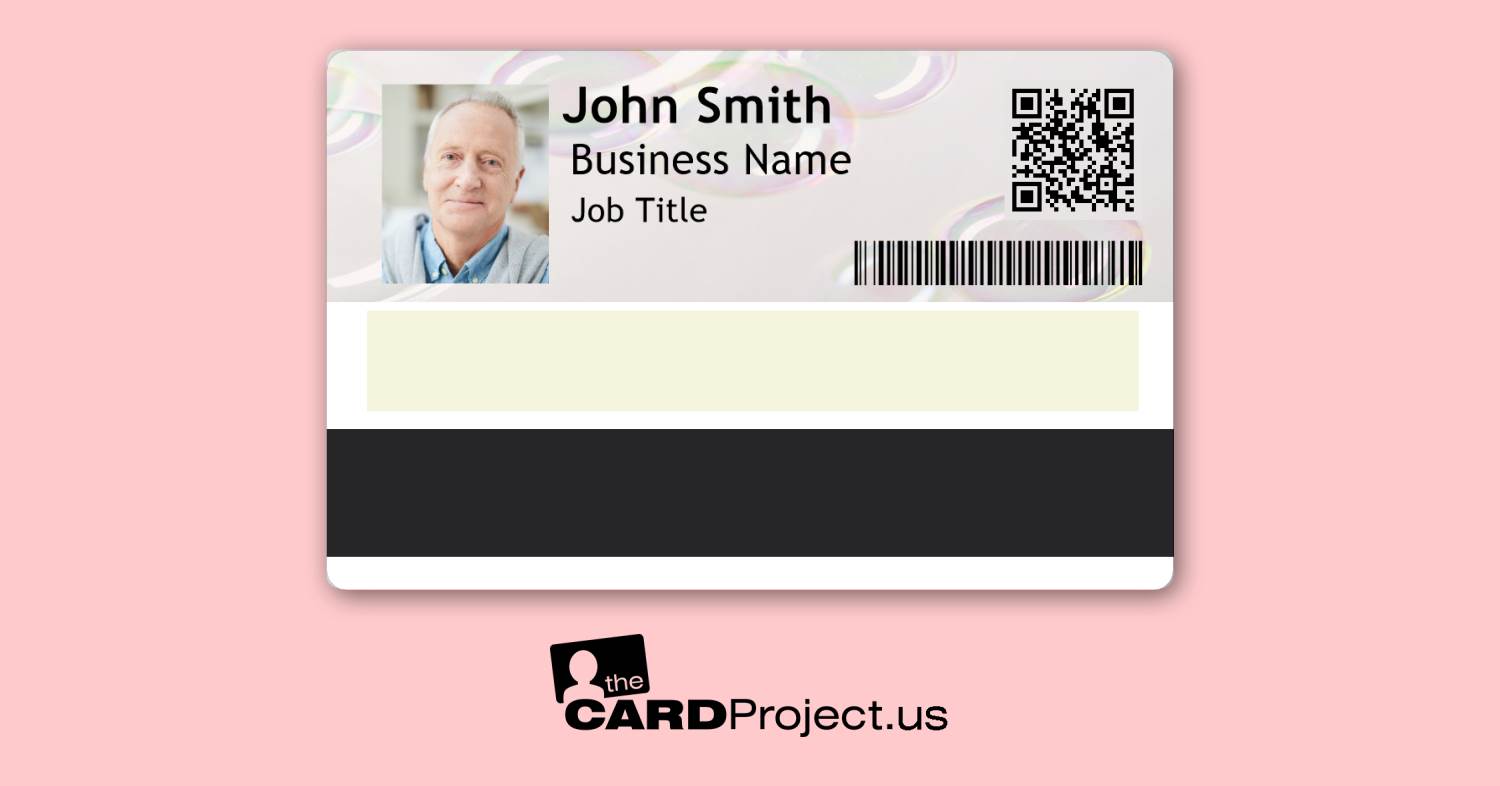 Employee ID Card Double Design 12 (REAR)